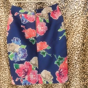 Kate Spade floral pencil skirt